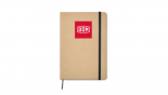 A5 notitieboek van gerecycled karton