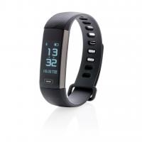 Activity tracker met bloeddrukmonitor, zwart